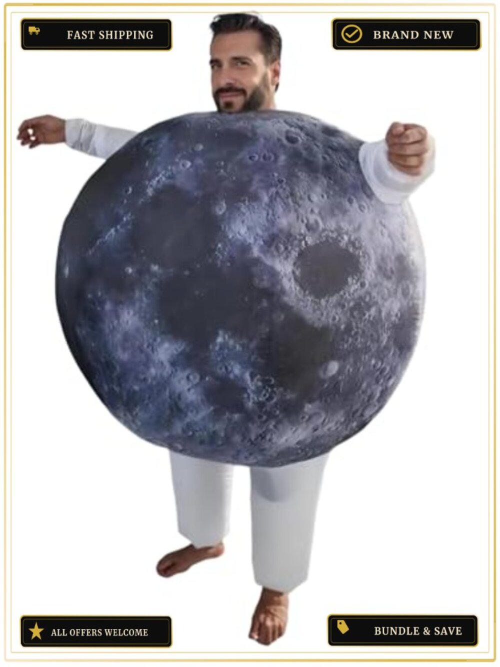 Inflatable Star Mascot Costume Adult Halloween Cosplay Outfit
